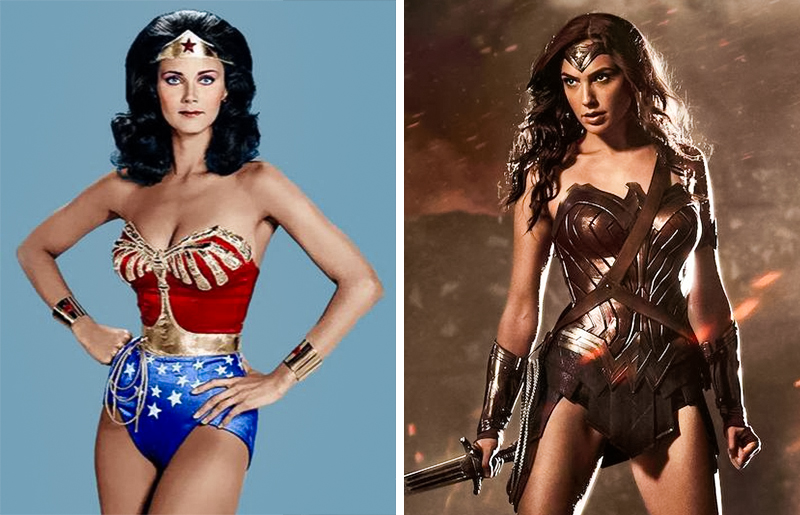 superheroes antes y ahora